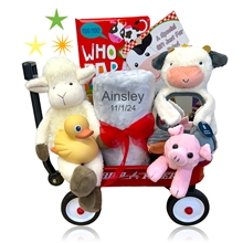 Farm Friends Baby Gift Wagon